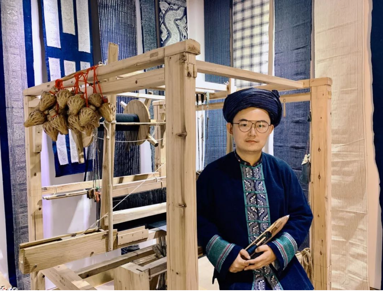 Indigo dye artisan wei xianglong from Buyi Minority