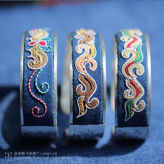 embroidery bracelet