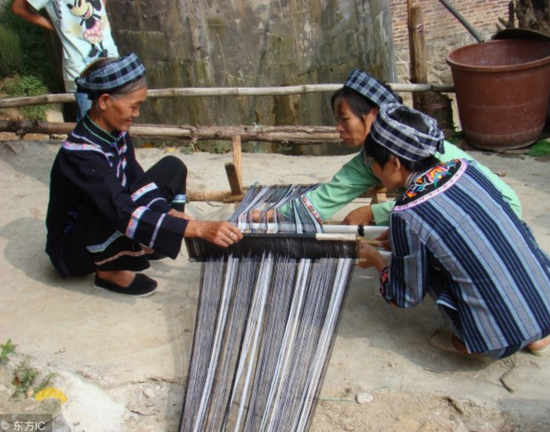 Hand woven textile
