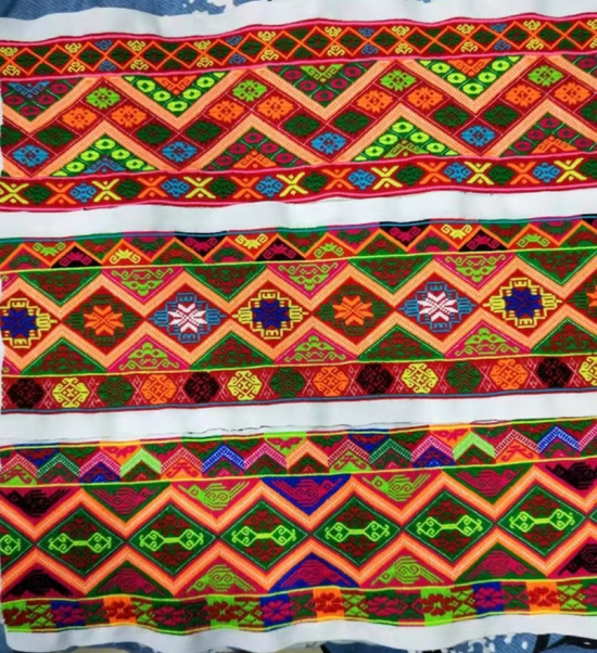 handwoven tribal pattern design