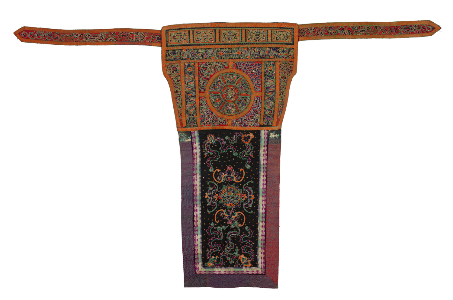 traditional embroidery baby wrapper